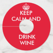 保酒のグラスおもしろいラベル ワイングラスタグ (正面)