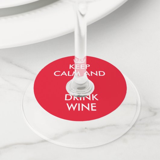 保酒のグラスおもしろいラベル ワイングラスタグ (クローズアップ)