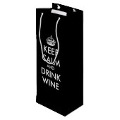 保酒の黒おもしろい抱き枕 ワインギフトバッグ (裏面アングル)