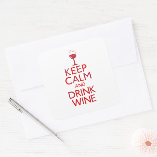 保酒 スクエアシール (封筒)