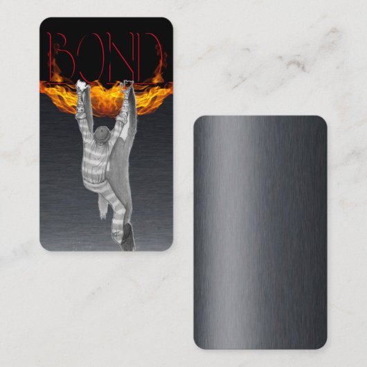 保釈スタイリッシュ保証業務用カード 名刺 (正面/裏面)