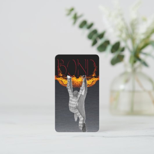 保釈スタイリッシュ保証業務用カード 名刺 (スタンド正面)