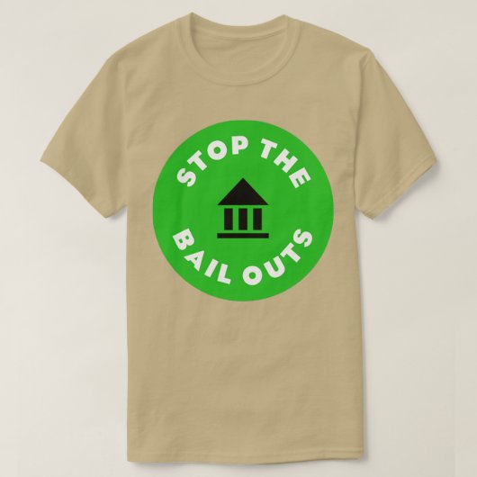 保釈ストップ金 Tシャツ (デザイン正面)