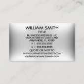 保釈ボンド金属ルック名刺 名刺 (裏面)