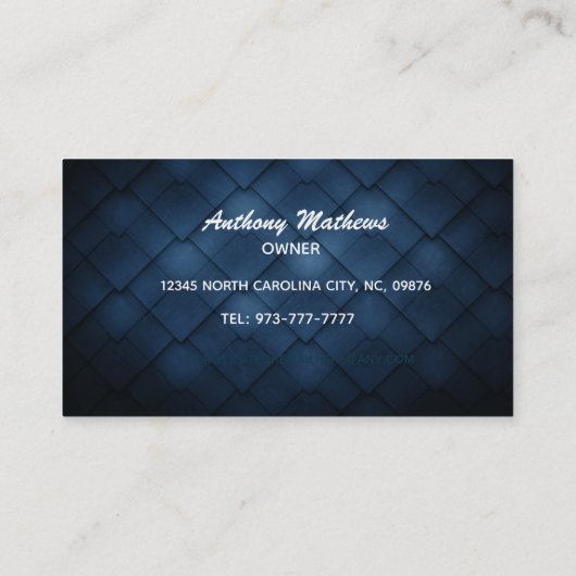 保釈人がスローガンを名刺に 名刺 (裏面)