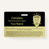 保釈代理店 バッジ (正面)