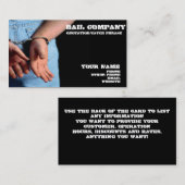 保釈保証人の名刺 名刺 (正面/裏面)