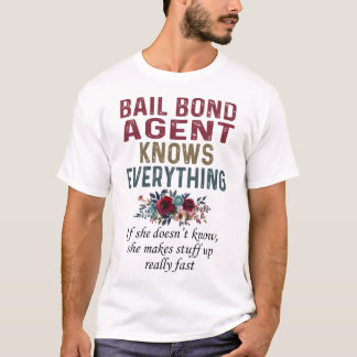 保釈保証人は何でも知っている Tシャツ