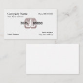 保釈債務者の名刺 名刺 (正面/裏面)