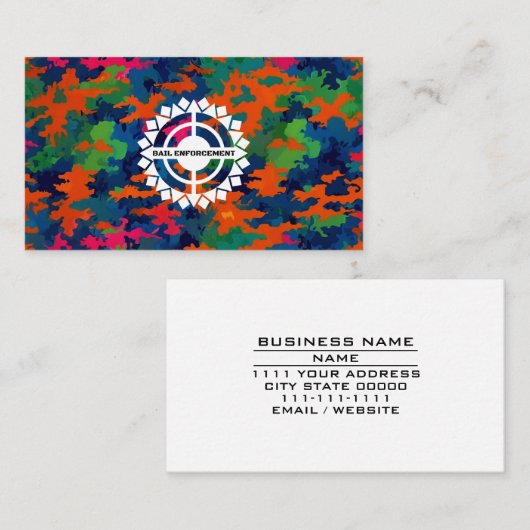 保釈執行の逃亡犯罪人回収代理ネオカモ 名刺 (正面/裏面)