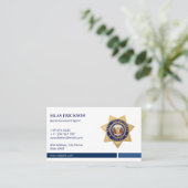 保釈執行代理人 | ブルーシエレガントールド 名刺 (スタンド正面)