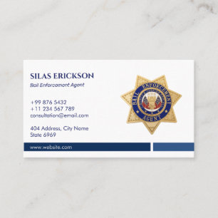 保釈執行代理人 ブルーシエレガントールド 名刺
