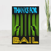 保釈感謝していのため サンキューカード (正面)