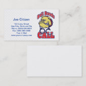 保釈結束のブルドッグは名刺に手錠をかけます 名刺 (正面/裏面)