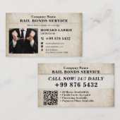 保釈送達 | クラシックヴィンテージ 名刺 (正面/裏面)