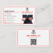 保釈送達 | 赤線 名刺 (正面/裏面)