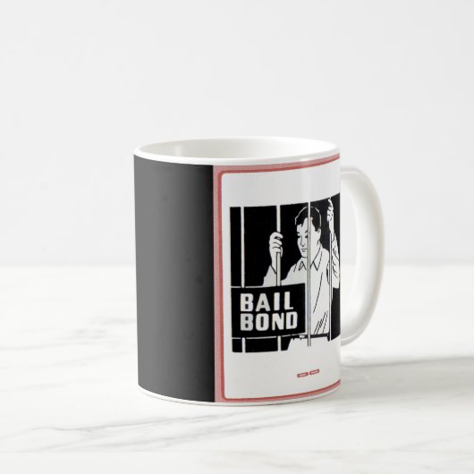 保釈金 コーヒーマグカップ (正面右)