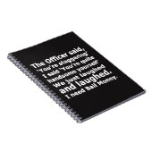 保釈金 ノートブック (右側)