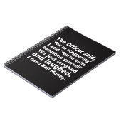 保釈金 ノートブック (左側)