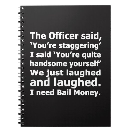 保釈金 ノートブック (正面)