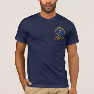 保釈ENFORCEMNT代理店のTシャツの濃紺 Tシャツ