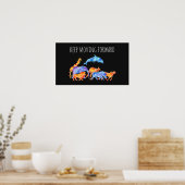 保野生動物水彩 ポスター (キッチン)