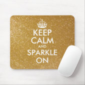 保金ゴールドグリッターパッドで落ち着いて輝く マウスパッド (マウス)