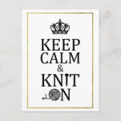 保金ゴールド工芸フェイク縁ど品 ポストカード (正面)