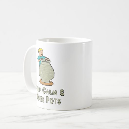 保陶器 コーヒーマグカップ (正面左)