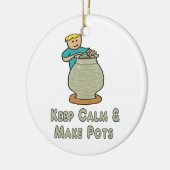 保陶器 セラミックオーナメント (左)