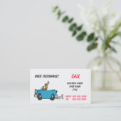 保険か整備士の名刺 名刺 (スタンド正面)