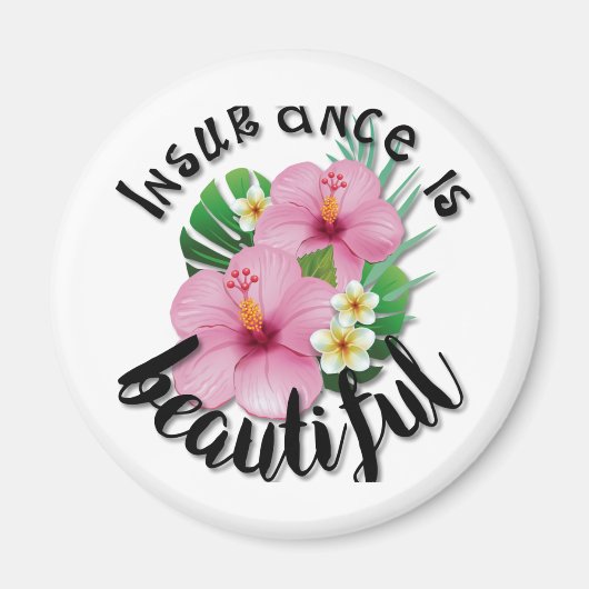 保険が美しい マグネット (正面)