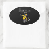 保険のひよこ#4 楕円形シール (バッグ)