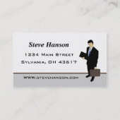 保険のセールスマン 名刺 (裏面)