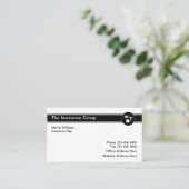 保険の家の自動健康 名刺 (スタンド正面)