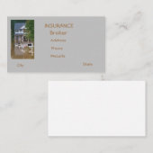 保険の浸水 名刺 (正面/裏面)