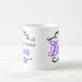 保険の花型女性歌手のコーヒー・マグ コーヒーマグカップ (中央)