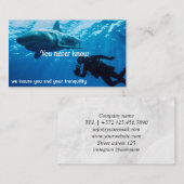 保険コンサルタント保険代理店事業Ca 名刺 (正面/裏面)