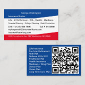 保険ブローカーの名刺 名刺 (正面/裏面)