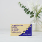 保険ブローカーの名刺 名刺 (スタンド正面)