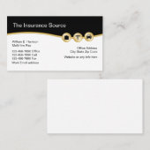 保険モダンデザイン 名刺 (正面/裏面)