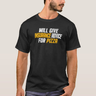保険代理おもしろい人の与え保険アドバイスF Tシャツ
