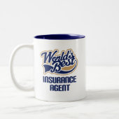 保険代理店のギフト ツートーンマグカップ (左)