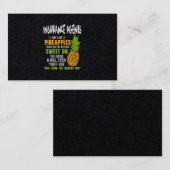 保険代理店はパイナップルのようです。 名刺 (正面/裏面)