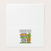 保険代理店はパイナップルのようです。 名刺 (外部フラット)