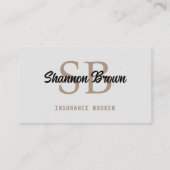 保険代理店名刺 |モーゲージブローカー 名刺 (裏面)