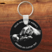 保険代理店所有者又は保険会社代理人 キーホルダー (正面)