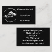 保険代理店所有者又は保険会社代理人 名刺 (正面/裏面)