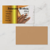 保険代理店 名刺 (正面/裏面)