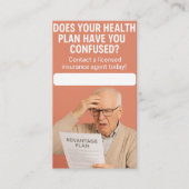 保険代理店 – Advantage Business Card 名刺 (正面)